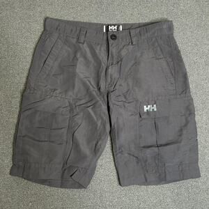 Helly Hansen Shorts Mens 32 Gray Cargo Quick Dry Lightweight Outdoor Hiking